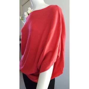 🔖Y2K Urben Behavior❤Red Kimono Half Sleeve Knit Sweater Top